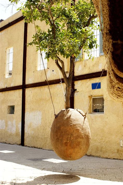 Israel, Jaffa. August 2013: Orange Tree Editorial Image - Image of travel, middle: 65476950