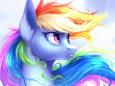 Wallpaper horse, my little pony, rainbow dash, colorful, art desktop wallpaper, hd image ...