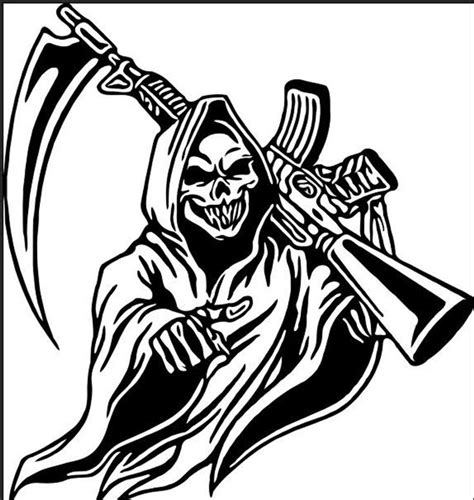 REAPER SVG - Etsy | Grim reaper tattoo, Reaper tattoo, Grim reaper