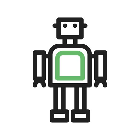 Robotics Line Green and Black Icon 9691522 Vector Art at Vecteezy