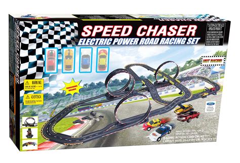 Hobbies GB Pacific 6650 Electric Power Speed Chaser Road Racing Set Black thedriver.ae