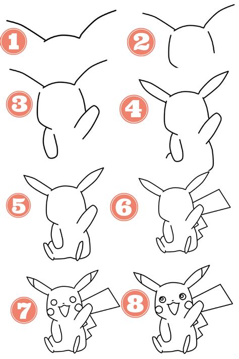 How To Draw Chibi Pikachu Step By Step - FinetoShine