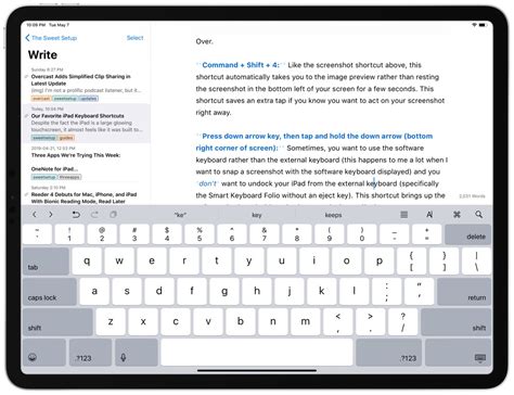 The Best iPad Keyboard Shortcuts for Improved Productivity