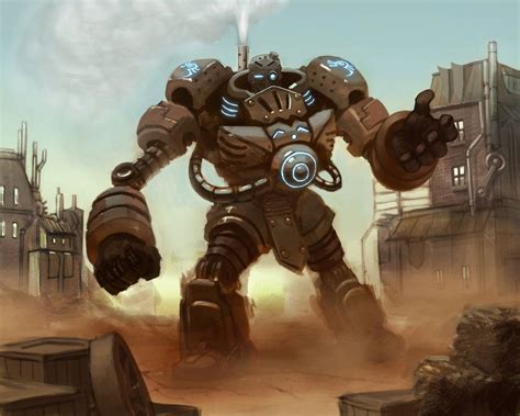 Steampunk Golem by Sycra on deviantART | Steampunk robots, Robot ...