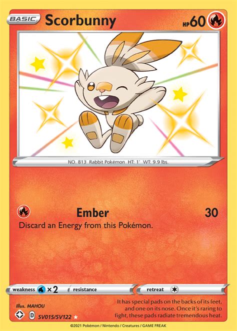 Scorbunny - Shining Fates: Shiny Vault - Ultra Rare - Pokemon TCG ...