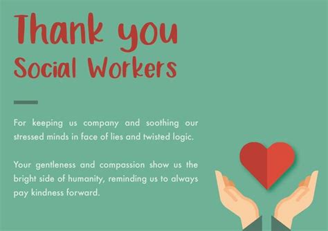 Thank you Social Workers | Social work quotes, Social worker quotes, Social work practice