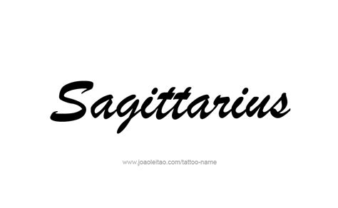 Sagittarius Horoscope Name Tattoo Designs - Page 2 of 5 - Tattoos with ...