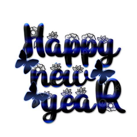 Happy New Year Text Transparent, Happy New Year Text Transparent ...