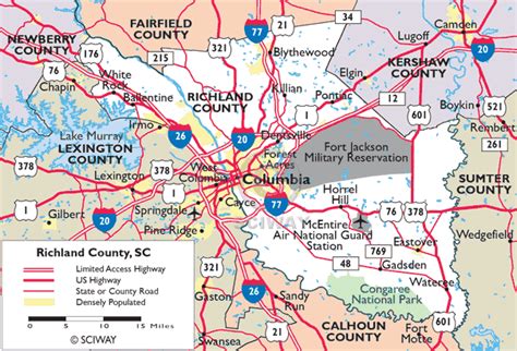 Columbia Places - Cities, Towns, Communities near Columbia, South Carolina