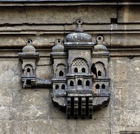 Historic Ottoman Architecture Adorned With Elaborate Birdhouse Designs