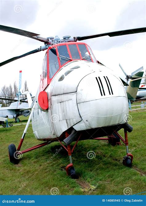 Old helicopter stock image. Image of parked, ground, army - 14085945