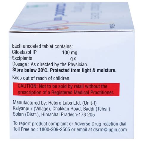 Buy Cilodoc 100 mg Tablet (15 Tab) in Wholesale Price Online | B2B | Retailershakti