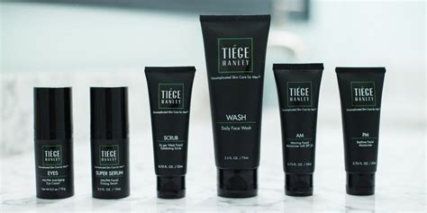 Men's Skin Care Kit - Best Face Cream, Scrub & Serum for Men & Tiege Hanley