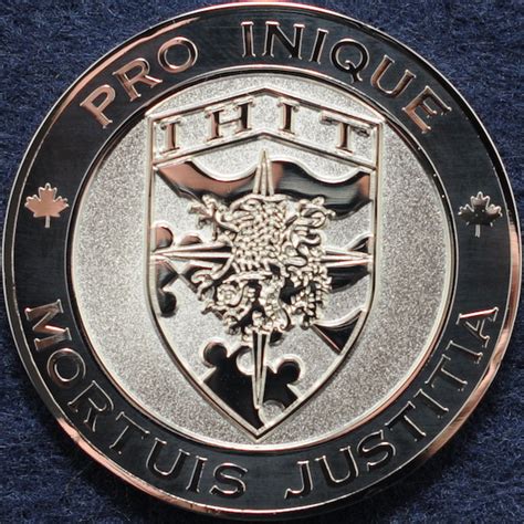 Integrated Homicide Investigation Team - IHIT Silver | Challengecoins.ca