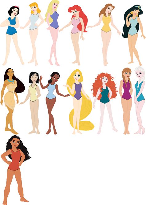 Disney Princess - Swimsuit Issue? by ChipmunkRaccoonOz on DeviantArt