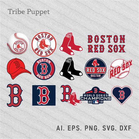 Boston Red Sox Logo Vector set - MasterBundles