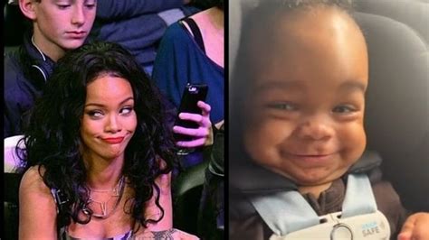 Rihanna reveals face of her adorable baby boy for the first time. Watch ...