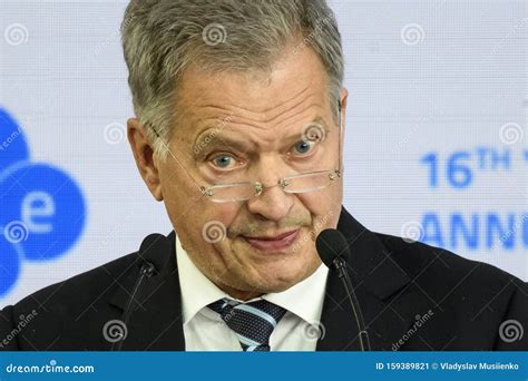 President of Finland Sauli Niinisto during Visit To Kyiv, Ukraine. 13 ...