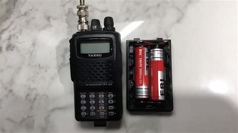 Yaesu FT-60 18650 LITHIUM BATTERY - YouTube