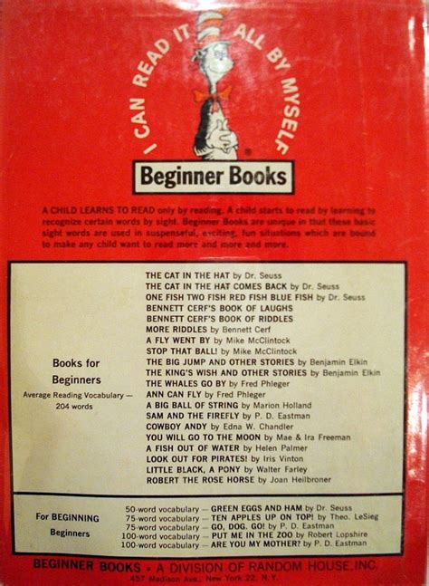 Identifying First Edition Dr. Seuss Books and Beginner Books