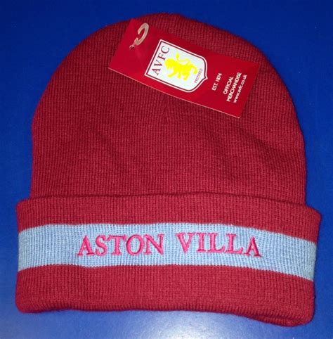 Soccer Merchandise & Memorabilia: ASTON VILLA BEANIE