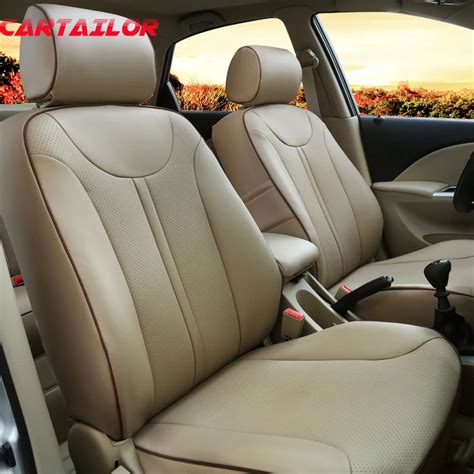 CARTAILOR car seats for Jaguar XJ car seat cover set deluxe PU leather ...