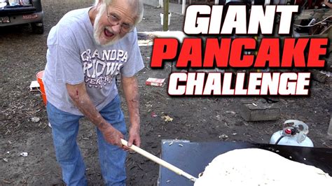 THE GIANT PANCAKE CHALLENGE!! - YouTube