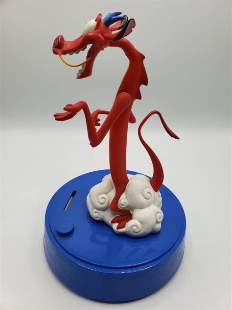 Disney's Mulan Mushu Dragon Electronic Talk Coin Bank Thinkway Toys | eBay
