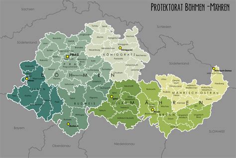 Protectorate Bohemia and Moravia, 1939-1945. - Maps on the Web