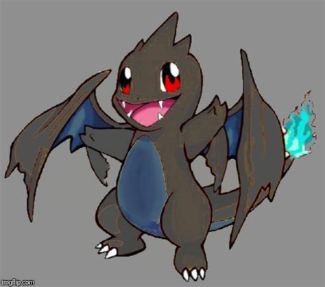 Kuro the Charmander-Mega Charizard X-Mega Charizard Y fusion. (Black, is his English name ...