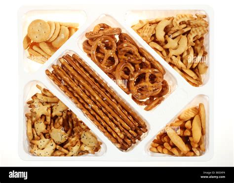 Salty snacks Stock Photo - Alamy