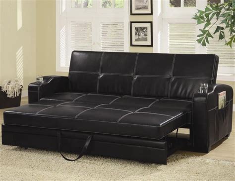 Ikea Black Leather Sofa (With images) | Leather sofa bed, Contemporary sofa bed