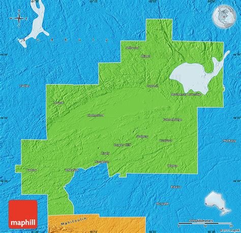 Political Map of Greater Sudbury / Grand Sudbury