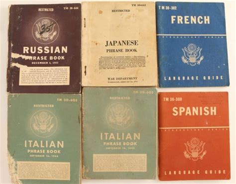 Vintage Foreign Language Books