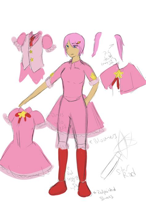 Kirby Gijinka Cosplay Design by SweetieStarlight on DeviantArt