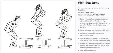 Box Jump Exercise For Calves