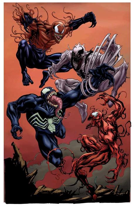 Venom, carnage, toxin, and anti-venom Marvel Comic Character, Marvel Comic Books, Superhero ...