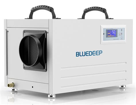 BLUEDEEP Basement/Crawl Space Dehumidifier,145 Pints (Saturation) 70 ...