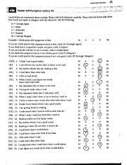 Assessment Devices: Reader Self-Perception Scale for Students | | Course Hero