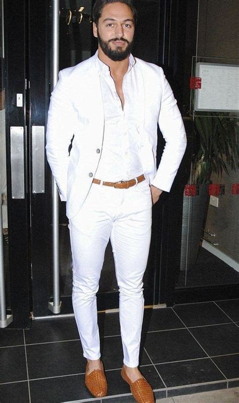 Mens Suits White Linen Suits Wedding 2 Piece Suits Dinner | Etsy | Mens ...