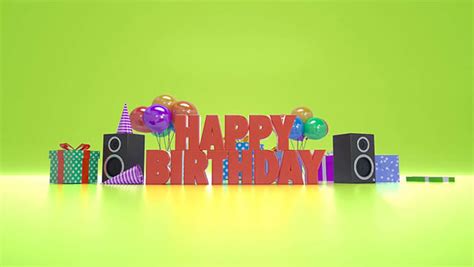 Happy Birthday Wishes Animation With Music Free Download