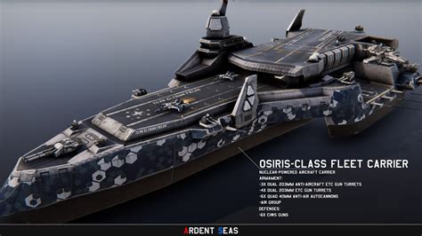 ArtStation - Aircraft Carrier, "Osiris" Class