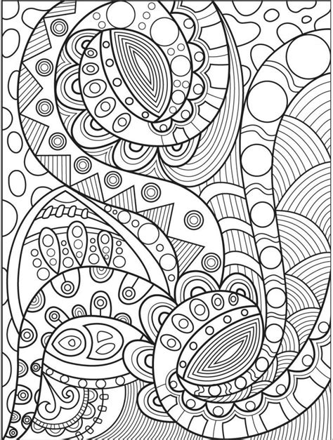 Hard Abstract Coloring Pages for Teenagers - ColoringBay