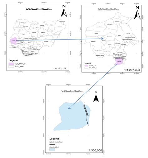 a Map of Nigeria showing Oyo State. b Map of Oyo State, showing Oluyolr... | Download Scientific ...