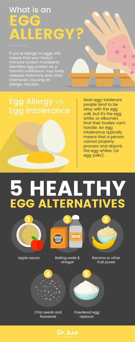 Egg Allergy & Intolerance + Healthy Egg Alternatives - Dr. Axe