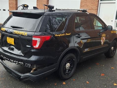 MD State Trooper Injured After Potomac Man Crashes Into Police Vehicle ...