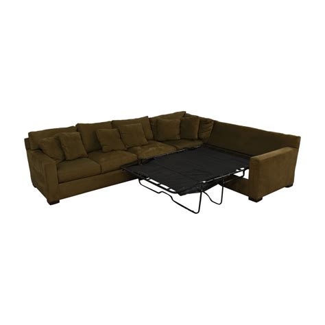 Crate & Barrel 3-Piece Sleeper Sectional Sofa | 60% Off | Kaiyo