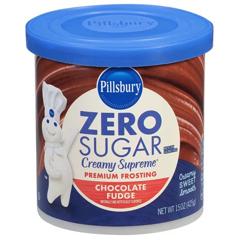 Pillsbury Zero Sugar Creamy Supreme Chocolate Fudge Frosting - Shop Icing & decorations at H-E-B