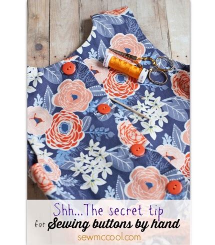 Tutorial: How to sew buttons by hand – Sewing