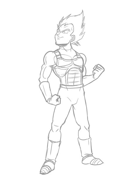 Vegeta Dragon Ball Z Characters Drawings : Learn How To Draw Vegeta From Dragon Ball Z Dragon ...